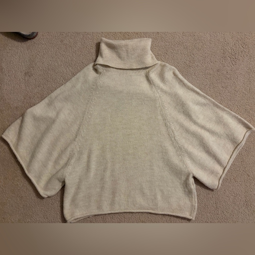 Elegant Cream Turtleneck Sweater